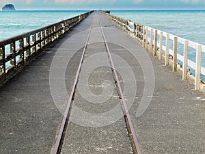 Tolaga Bay Wharf the longest pier of New Zealand