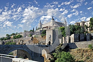 Toledo. Bridge over the River Tagus