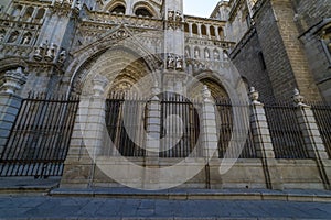 Toledo - Cathedral Primada Santa Maria de Toledo facade spanish