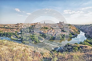 Toledo city in the daytime, Spain