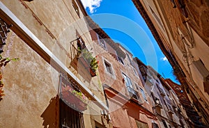 Toledo facades in Castile La Mancha Spain