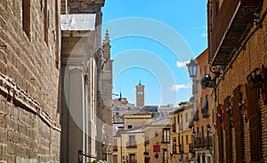 Toledo facades in Castile La Mancha Spain