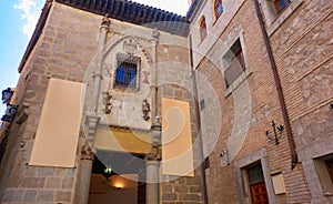 Toledo facades in Castile La Mancha Spain