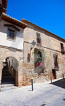 Toledo facades in Castile La Mancha Spain