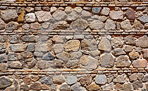 Toledo Juderia stonewall masonry wall photo