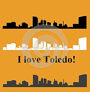 Toledo, Ohio ( city silhouette )