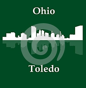 Toledo, Ohio ( city silhouette )