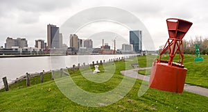 Toledo Ohio Waterfront Downtown City Skyline Maumee River