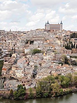 Toledo old city with blue sky