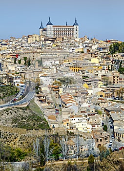 Toledo old city from Parador view point, Spain photo