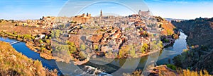 Toledo panorama in Castile-La Mancha, Spain photo