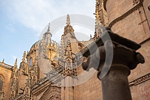 Toledo`s Church closeup view in Spain photo