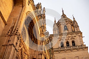 Toledo`s Church closeup view in Spain photo