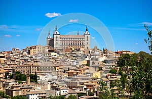 Toledo skyline in Castile La Mancha Spain