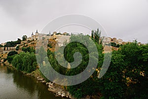 Toledo Spain on a cloudy day