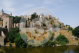 Toledo Spain on a cloudy day