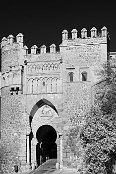 Toledo Spain: historic door photo