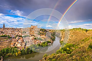 Toledo, Spain old town skyline