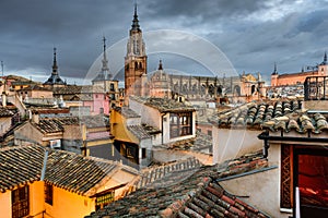 Toledo Spain Rooftop View