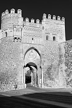 Toledo Spain: walls and door photo