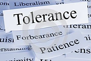 Tolerance Concept and Patience and Forbearance