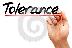 Tolerance photo