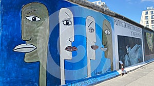 Tolerance by Mary Mackey on Berlin Wall, East Side Gallery, Germany