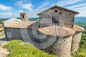 Tolfa, a picturesque village in Central Italy