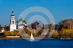 Tolga Monastery in Yaroslavl on river Volga