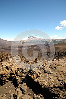 Tolhuaca volcano, in Malalcahuello and Nalcas National Park, Chile.