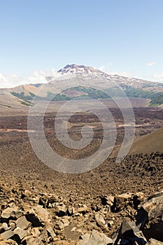 Tolhuaca volcano, in Malalcahuello and Nalcas National Park, Chile.