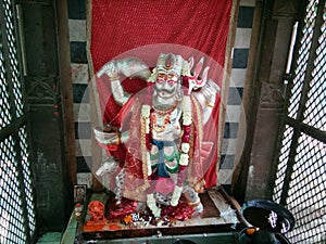 Toliasar Bhairav idol in Osia