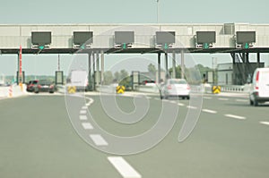Toll booth photo