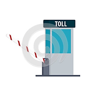 Toll booth icon photo