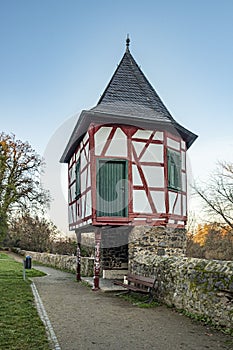 Toll booth of the Steinheim Castle in Hanau, Hesse