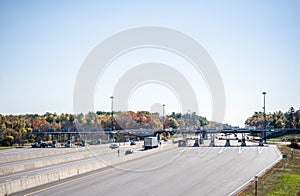 Toll Highway with multi-line payment terminal