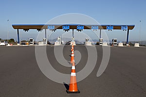 Toll road checkpoint