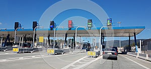 Toll station highway ionia greece