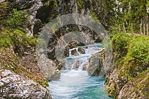 Tolmin gorge, nature, Slovenia