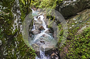 Tolmin gorge, nature, Slovenia