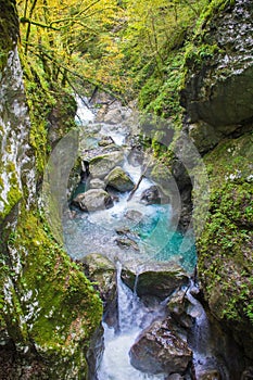 Tolmin Gorge in Slovenia