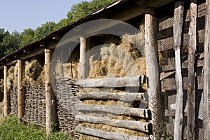 Tolstoy's estate. Hayloft. Yasnaya Polyana.