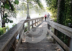 Toltec Mounds - Boardwalk Bridge