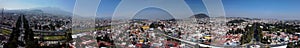 Toluca mexico panoramic view