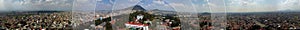 Toluca mexico panoramic view University city