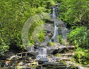 Tom Branch Falls in North Carolina