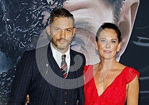 Tom Hardy and Kelly Marcel
