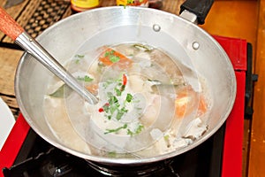 Tom Kha Gai soup photo