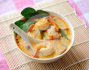 Tom Yam Kung soup