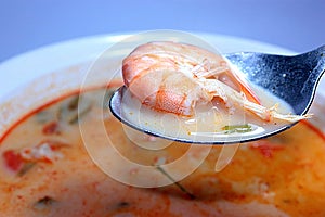 Tom Yum Goong (shrimp hot soup)